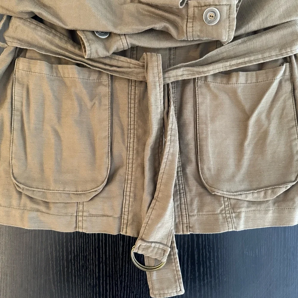Free People Belted Wrapped Military
Jacket - Picture 6 of 11